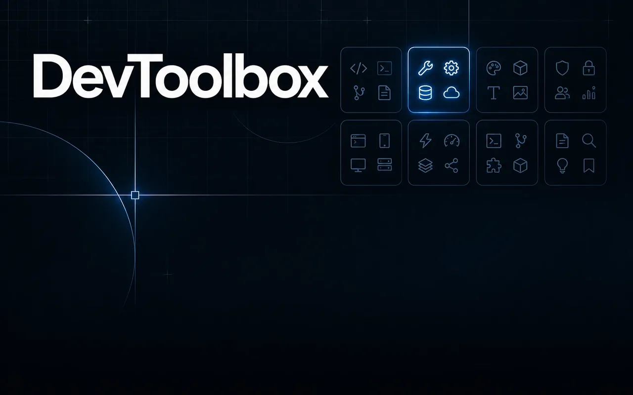 DevToolbox : 37 utilitaires en 8 catégories, exécutés entièrement dans le navigateur.